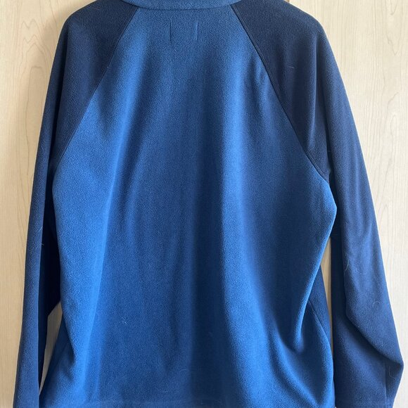 Bass Pro Shops Pullover Fleece Sweatshirt 1/4 Zip Blue Size XL X-Large Long Sl - Picture 4 of 6